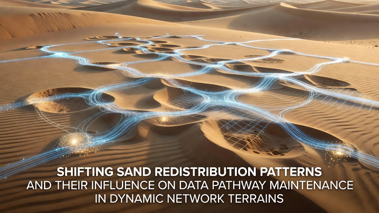 Shifting Sand Redistribution Patterns and Their Influence on Data Pathway Maintenance in Dynamic Network Terrains